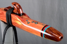 Eastern Red Cedar Native American Flute, Minor, Mid A-4, #L43AL (11)